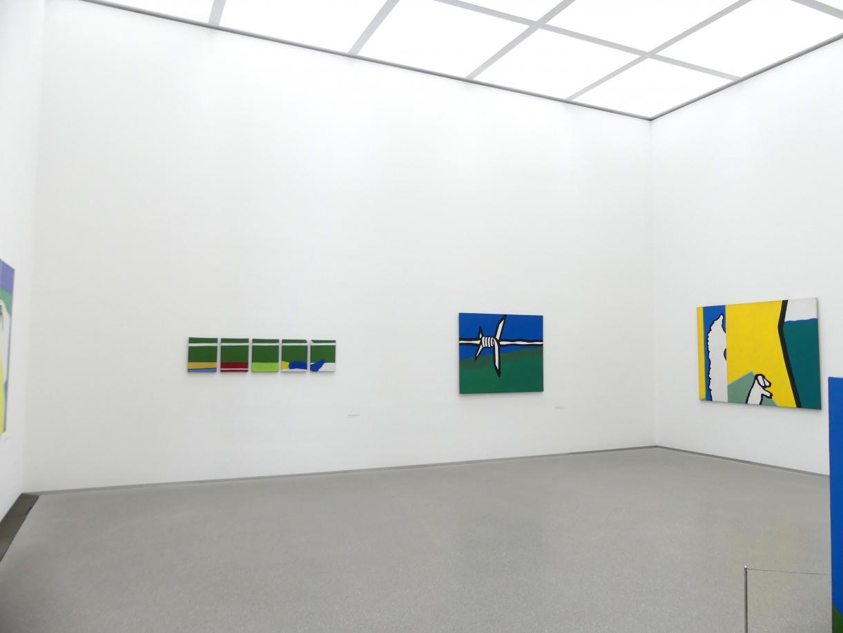 München, Pinakothek der Moderne, Ausstellung "Raoul De Keyser – Œuvre" vom 05.04.-08.09.2019, Saal 22, Bild 1/2