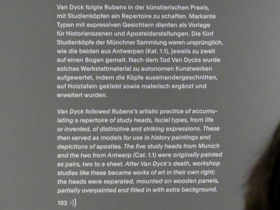 München, Alte Pinakothek, Ausstellung "Van Dyck" vom 25.10.2019-02.02.2020, Die Anfänge - 2, Bild 2/2