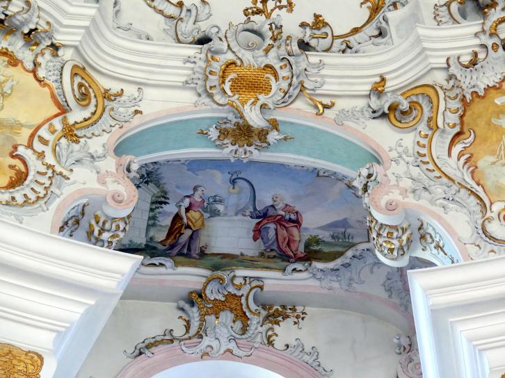 Johann Baptist Zimmermann (1701&ndash;1757), Fresken im Hauptraum, Wies, Wallfahrtskirche Zum Gegeißelten Heiland (zur Prämonstratenser-Abtei Steingaden gehörig), 1753&ndash;1754, Bild 35/40