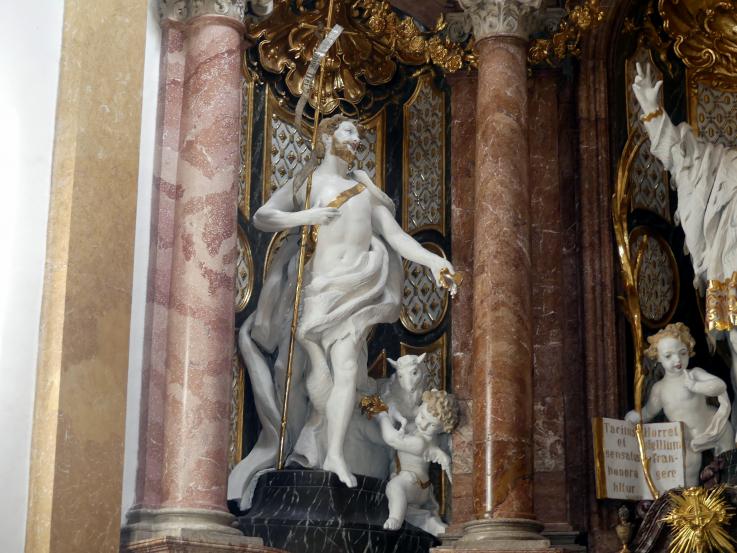 Egid Quirin Asam (1714&ndash;1748), Stuck in der Johanneskapelle, Freising, Dom St. Maria und St. Korbinian, 1735&ndash;1738, Bild 5/10