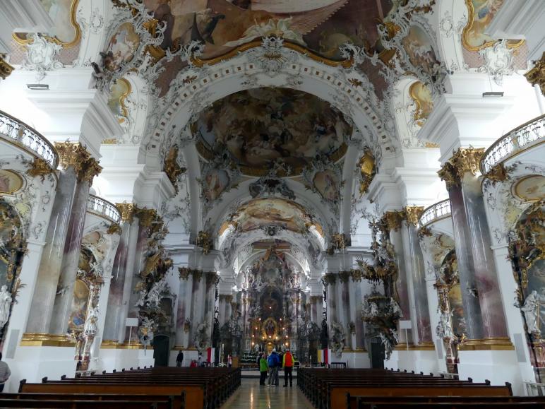 Johann Joseph Christian (1727&ndash;1777), Stuckfiguren, Zwiefalten, ehemalige Benediktiner-Abteikirche, heute Pfarr- und Wallfahrtskirche Unserer Lieben Frau, 1744&ndash;1755, Bild 109/109
