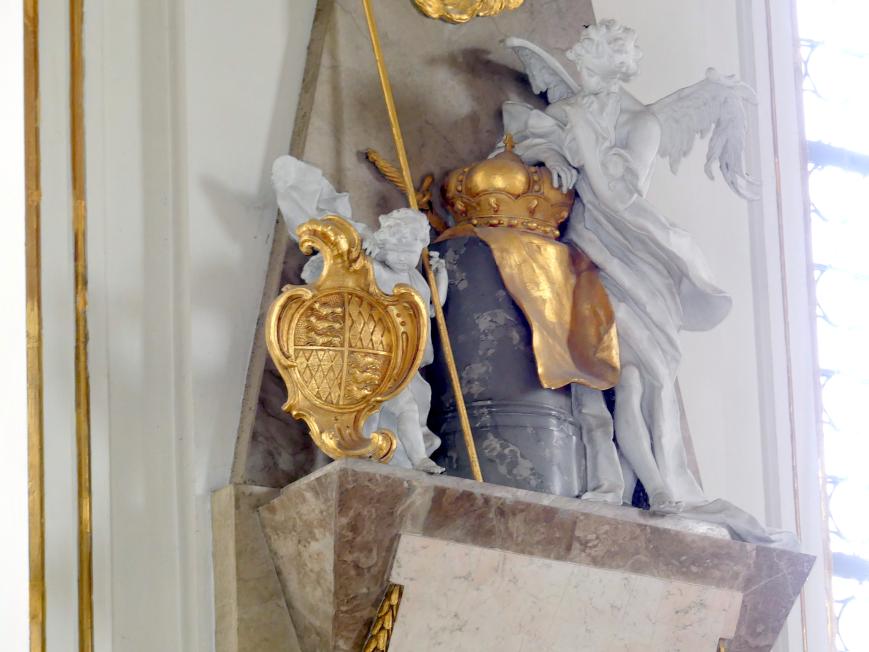 Franz Joseph Friedrich Christian (1772&ndash;1792), Hochaltar und Nebenaltäre, Mitarbeit beim Vater, Bad Buchau, ehem. Damenstift, ehem. Stiftskirche, heute Pfarrkirche St. Cornelius und Cyprianus, 1774&ndash;1776, Bild 12/41