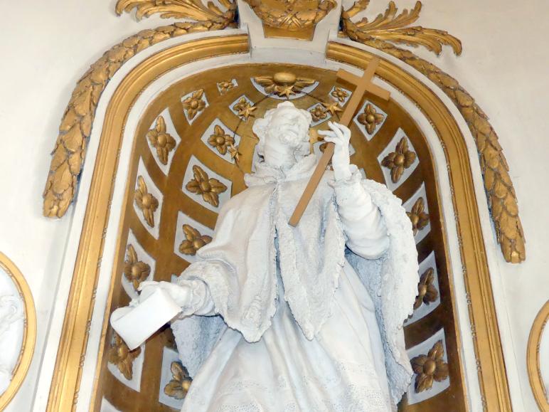 Franz Joseph Friedrich Christian (1772&ndash;1792), Hochaltar und Nebenaltäre, Mitarbeit beim Vater, Bad Buchau, ehem. Damenstift, ehem. Stiftskirche, heute Pfarrkirche St. Cornelius und Cyprianus, 1774&ndash;1776, Bild 29/41
