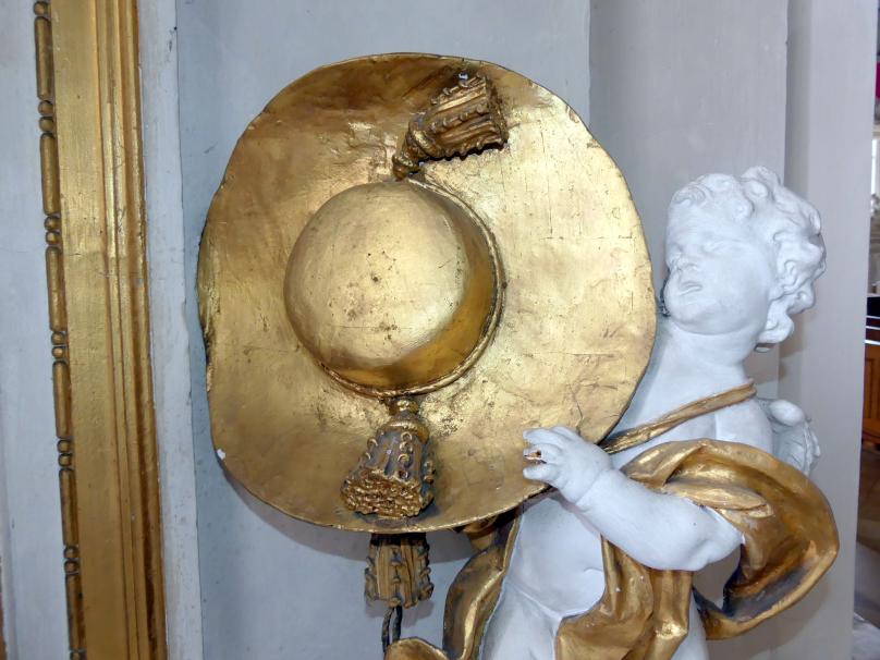 Franz Joseph Friedrich Christian (1772&ndash;1792), Hochaltar und Nebenaltäre, Mitarbeit beim Vater, Bad Buchau, ehem. Damenstift, ehem. Stiftskirche, heute Pfarrkirche St. Cornelius und Cyprianus, 1774&ndash;1776, Bild 40/41