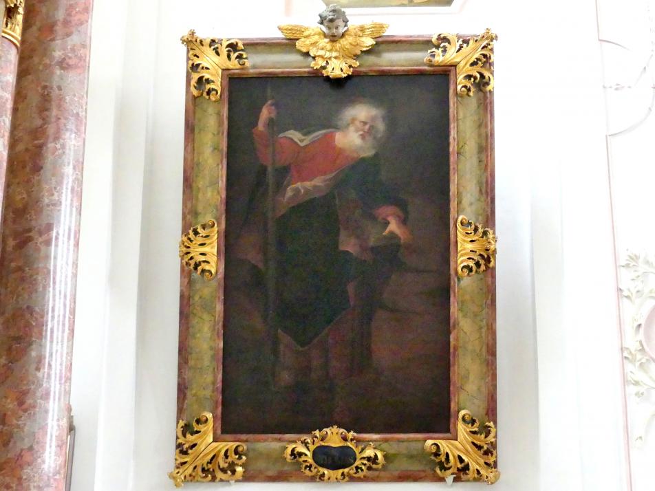 Johann Gebhard (1704&ndash;1751), Gemälde im Langhaus "Die Zwölf Apostel", Pielenhofen, ehem. Zisterzienserinnenkloster, ehem. Klosterkirche, heute Pfarrkirche Mariä Himmelfahrt, 1710, Bild 6/12