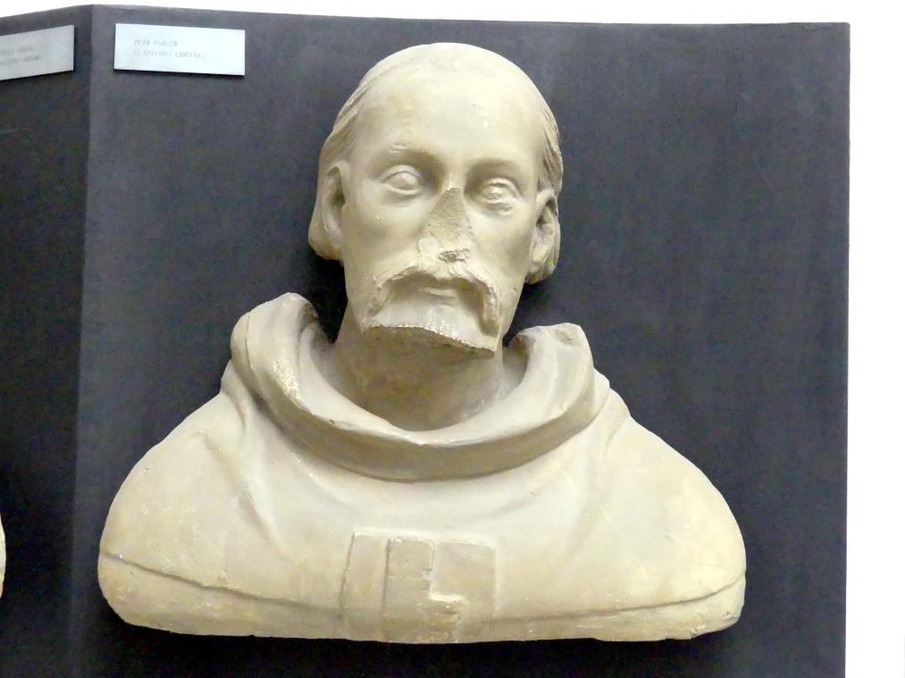 Peter Parler (Werkstatt) (1355–1399), Peter Parler, 2. Dombaumeister am Veitsdom, Prag-Hradschin, Prager Burg, Veitsdom, jetzt Prag-Holešovice, Lapidarium, Saal 2, 1376–1385