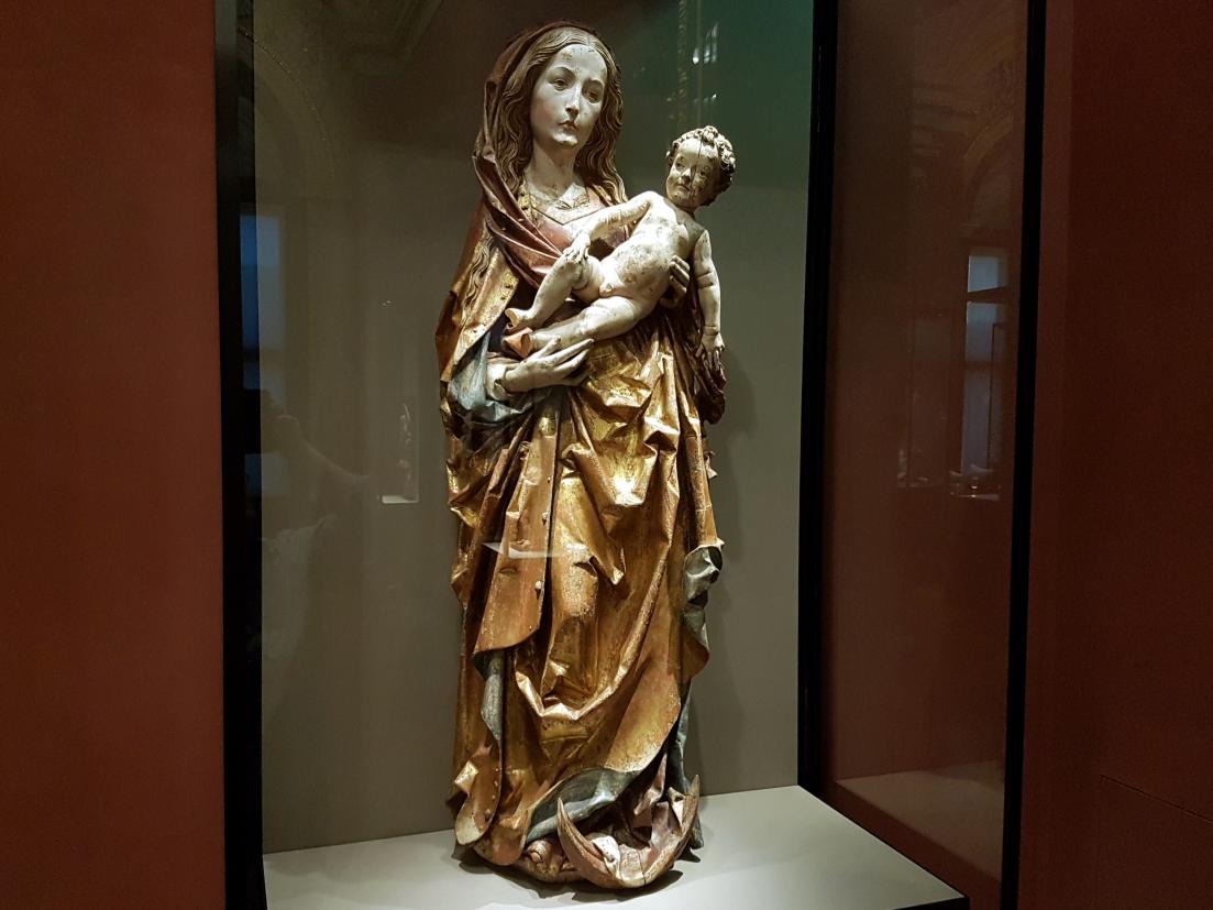 Tilman Riemenschneider (1487&ndash;1523), Maria mit Kind, Wien, Kunsthistorisches Museum, Kabinett 23, um 1500, Bild 3/6