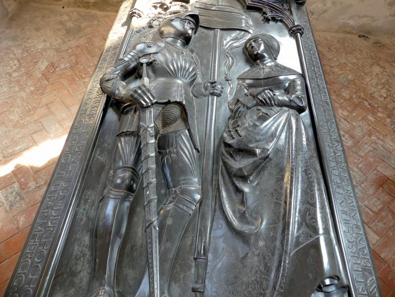 Hermann Vischer der Jüngere (1508&ndash;1510), Grabmal Elisabeth von Brandenburg (1474–1507) und Hermann VIII. von Henneberg (1470-1535), Römhild, Stiftskirche Jungfrau Maria und Johannes der Täufer, nach 1507, Bild 14/18