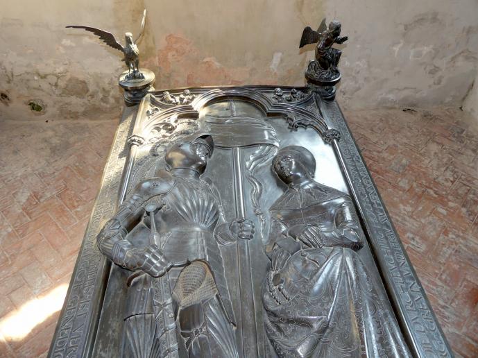 Hermann Vischer der Jüngere (1508&ndash;1510), Grabmal Elisabeth von Brandenburg (1474–1507) und Hermann VIII. von Henneberg (1470-1535), Römhild, Stiftskirche Jungfrau Maria und Johannes der Täufer, nach 1507, Bild 15/18