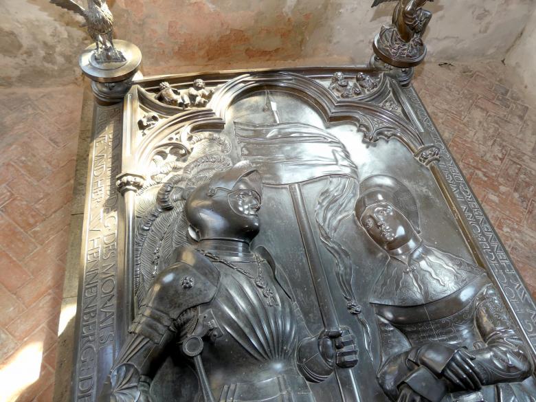 Hermann Vischer der Jüngere (1508&ndash;1510), Grabmal Elisabeth von Brandenburg (1474–1507) und Hermann VIII. von Henneberg (1470-1535), Römhild, Stiftskirche Jungfrau Maria und Johannes der Täufer, nach 1507, Bild 16/18