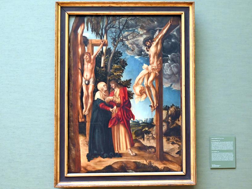 Lucas Cranach der Ältere (1502&ndash;1550), Kreuzigung Christi, München, Alte Pinakothek, Obergeschoss Saal II, 1503