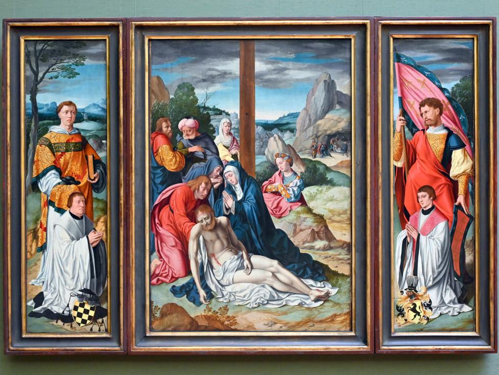 Bartholomäus Bruyn der Ältere (1513–1546), Beweinungsaltar, München, Alte Pinakothek, Obergeschoss Saal III, 1530–1532