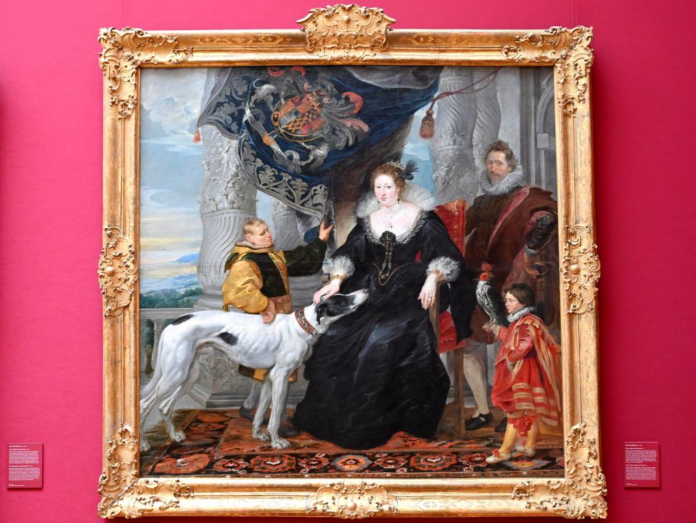Peter Paul Rubens (1598–1650), Aletheia Talbot, Gräfin Arundel, München, Alte Pinakothek, Obergeschoss Saal VII, 1620