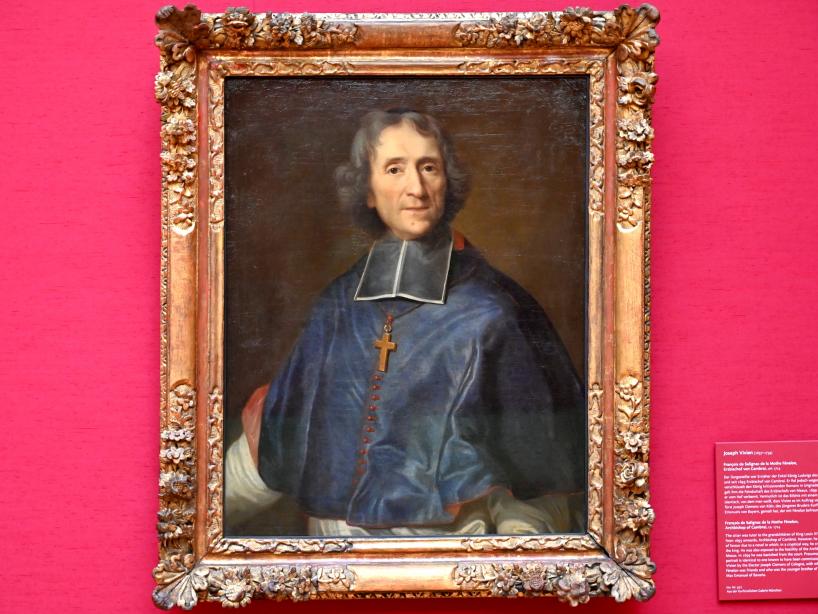 Joseph Vivien (1704&ndash;1730), François de Salignac de La Mothe-Fénelon, Erzbischof von Cambrai, München, Alte Pinakothek, Obergeschoss Saal XI, um 1714