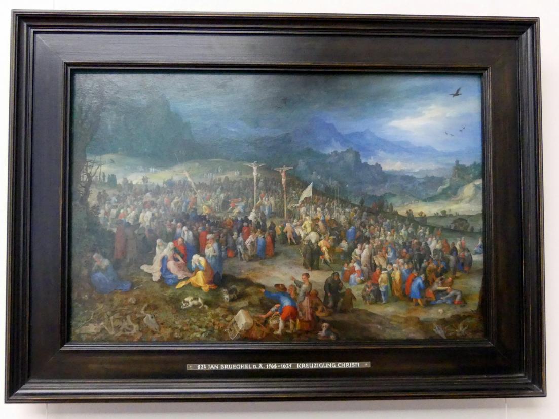 Jan Brueghel der Ältere (Samtbrueghel, Blumenbrueghel) (1593&ndash;1621), Kalvarienberg, München, Alte Pinakothek, Erdgeschoss Kabinett 1-3, 1598