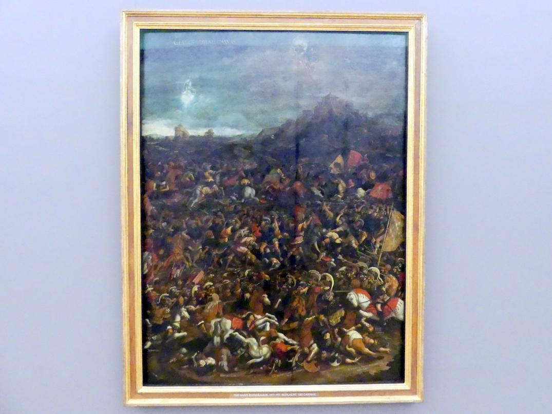 Hans Burgkmair der Ältere (1490&ndash;1529), Schlacht bei Cannae, München, Alte Pinakothek, Erdgeschoss Saal I, 1529