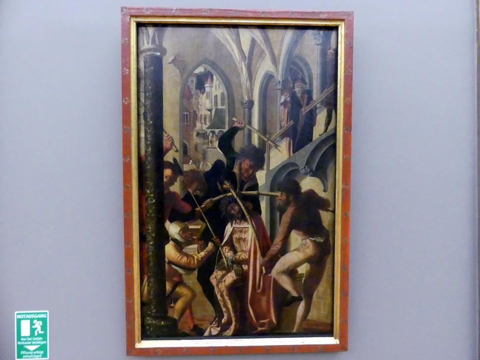 Marx Reichlich (1489–1520), Dornenkrönung Christi, Neustift bei Brixen (Südtirol), Augustiner-Chorherrenstift, jetzt München, Alte Pinakothek, Erdgeschoss Saal II, 1506