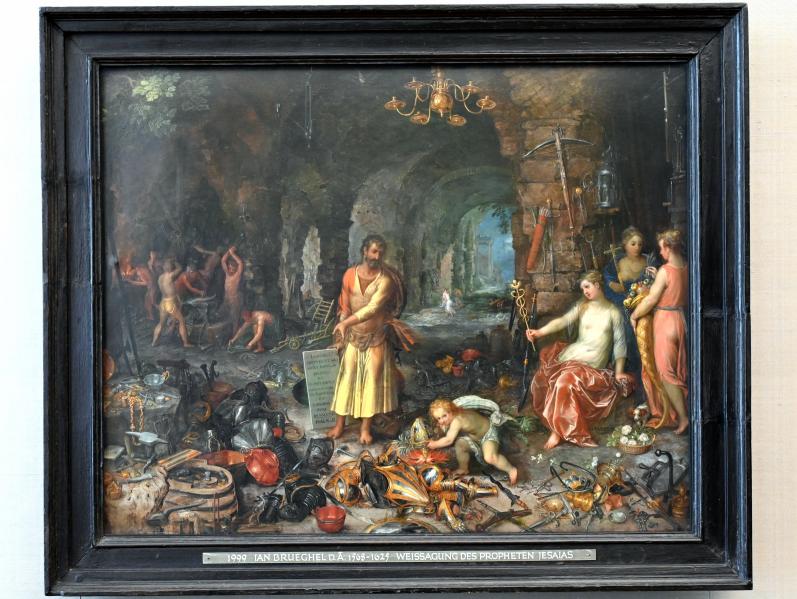 Jan Brueghel der Ältere (Samtbrueghel, Blumenbrueghel) (1593&ndash;1621), Die Weissagung des Propheten Jesaias, München, Alte Pinakothek, Obergeschoss Kabinett 8, um 1609