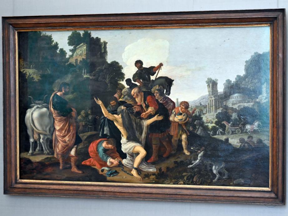 Jacob Pynas (1616&ndash;1631), Nebukadnezar erhält die Königswürde zurück, München, Alte Pinakothek, Obergeschoss Kabinett 14, 1616