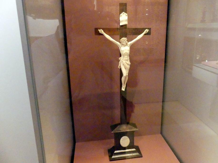 Georg Pfründt (Umkreis) (1650), Kruzifix, Nürnberg, Germanisches Nationalmuseum, Saal 119, Mitte 17. Jhd.