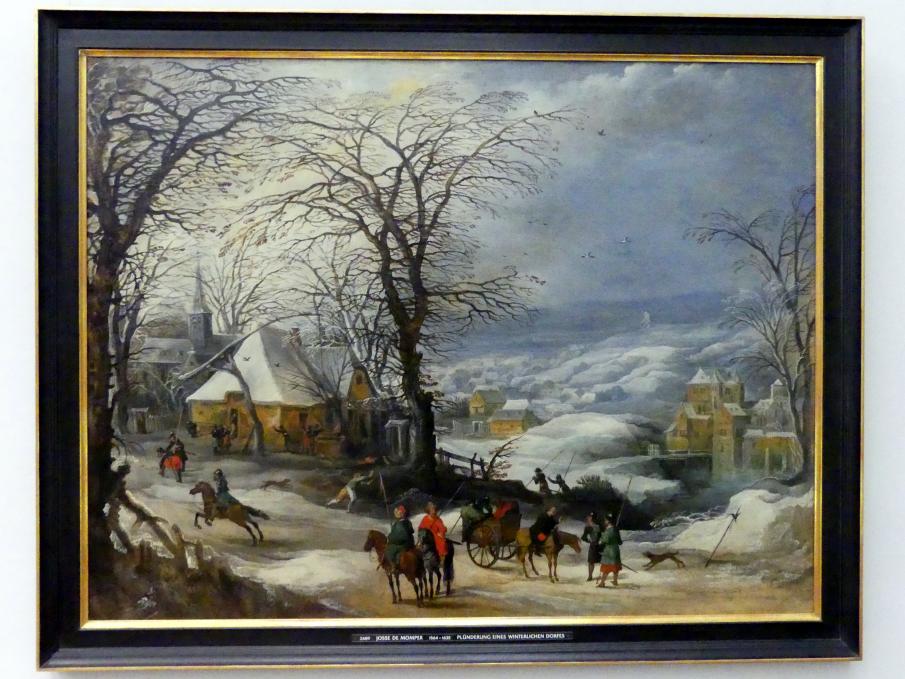 Joos de Momper (1595&ndash;1625), Plünderung eines winterlichen Dorfes, Neuburg an der Donau, Staatsgalerie Neuburg, Undatiert