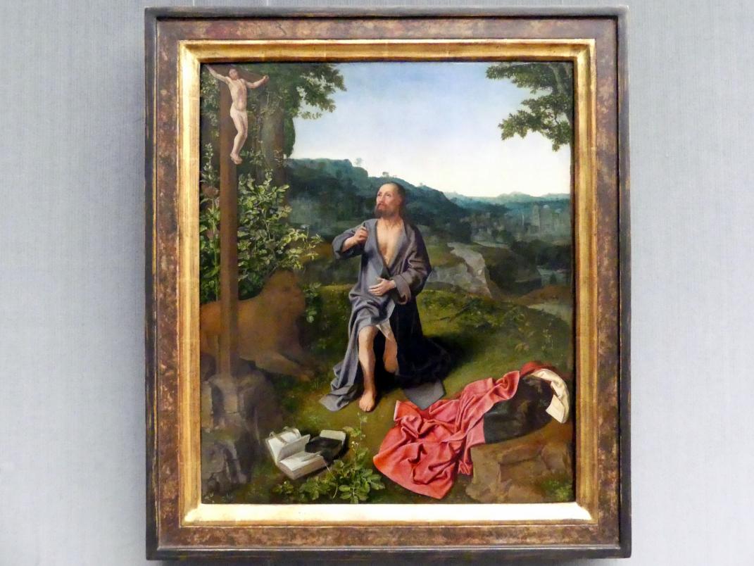 Meister des heiligen Ägidius (1500), Der büßende hl. Hieronymus, Berlin, Gemäldegalerie ("Berliner Wunder"), Saal IV, um 1500