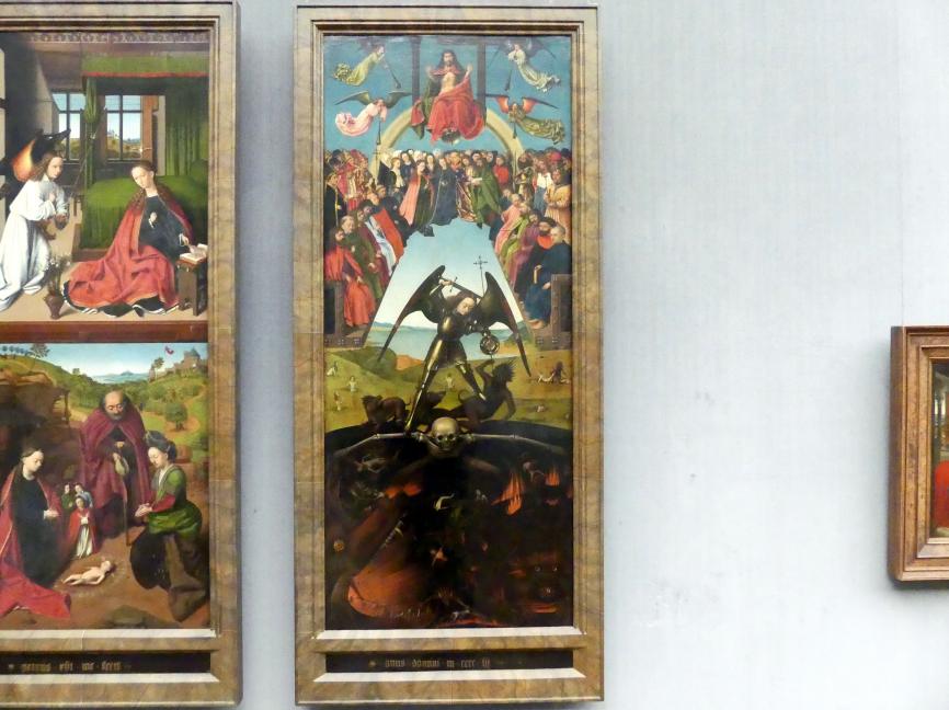 Petrus Christus (1446–1470), Das Jüngste Gericht., Berlin, Gemäldegalerie ("Berliner Wunder"), Saal IV, 1452