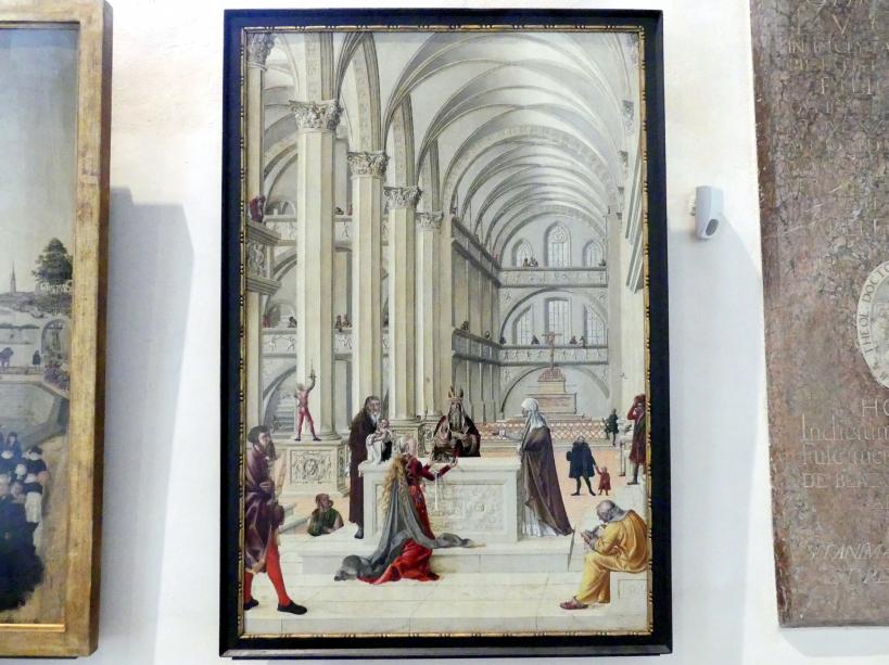 Lucas Cranach der Jüngere (Werkstatt) (1540–1570), Die Darstellung Jesu im Tempel, Lutherstadt Wittenberg, Stadt- und Pfarrkirche St. Marien, 1569
