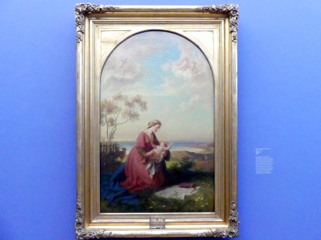 Eugen Napoleon Neureuther (1838&ndash;1865), Madonna, München, Sammlung Schack, Erdgeschoss Saal 9, 1865