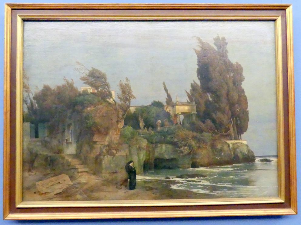Arnold Böcklin (1851–1897), Villa am Meer II, München, Sammlung Schack, Obergeschoss Saal 17, 1865