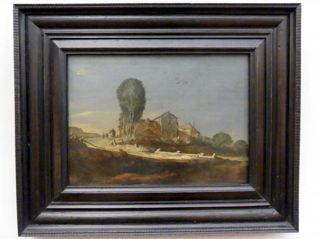 Pieter de Molijn (1625–1639), Dünenlandschaft mit Bauerngehöft (Der Abend), Berlin, Gemäldegalerie ("Berliner Wunder"), Kabinett 12, 1627