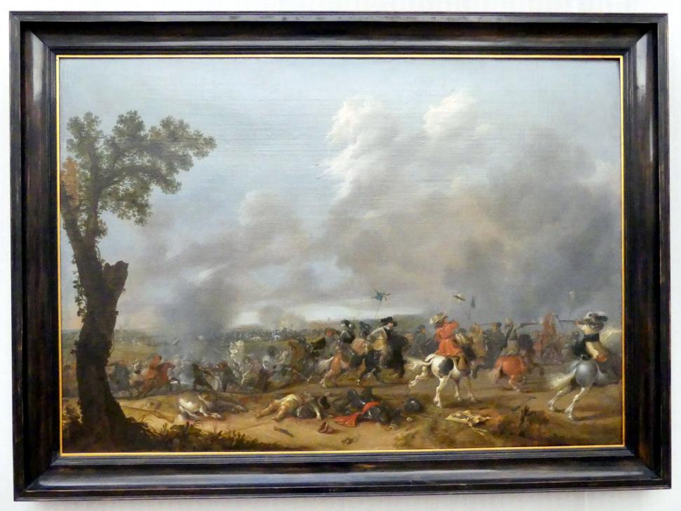 Jan Asselijn (1635&ndash;1651), König Gustav Adolf II. von Schweden in der Schlacht bei Lützen (1632), Berlin, Gemäldegalerie ("Berliner Wunder"), Kabinett 12, 1635