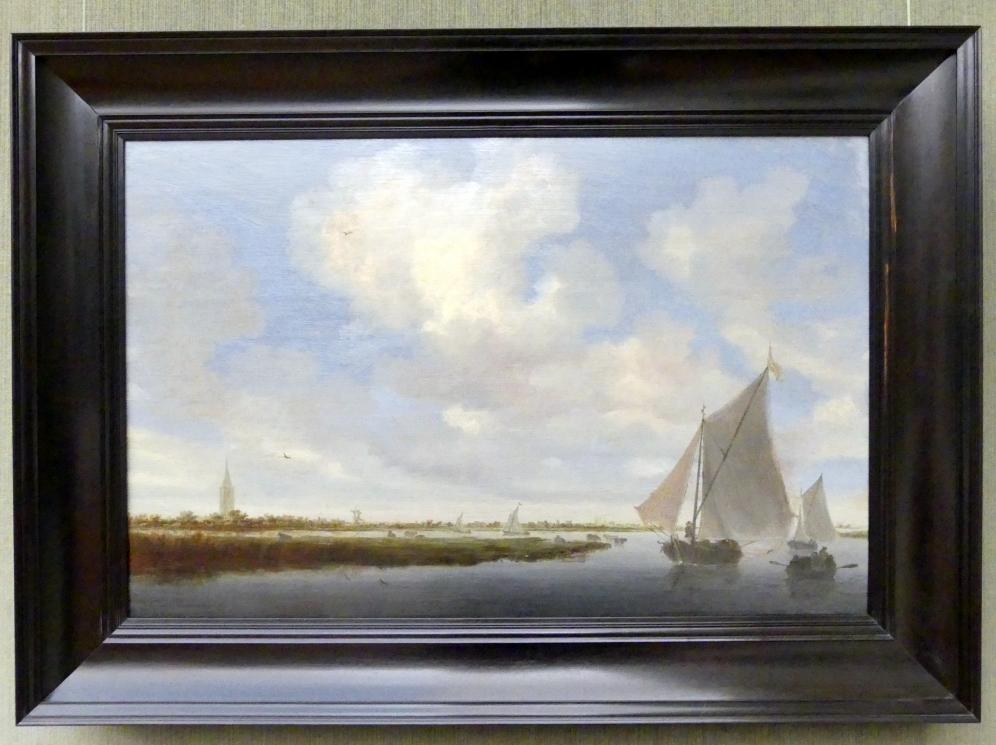 Salomon van Ruysdael (1631&ndash;1665), Segelboote auf dem Wijkermeer, Berlin, Gemäldegalerie ("Berliner Wunder"), Kabinett 14, um 1648