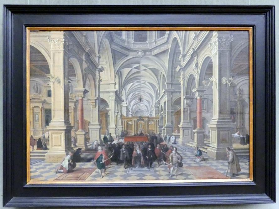 Bartholomeus van Bassen (1622&ndash;1640), Innenansicht einer Kirche, Berlin, Gemäldegalerie ("Berliner Wunder"), Kabinett 17, 1624