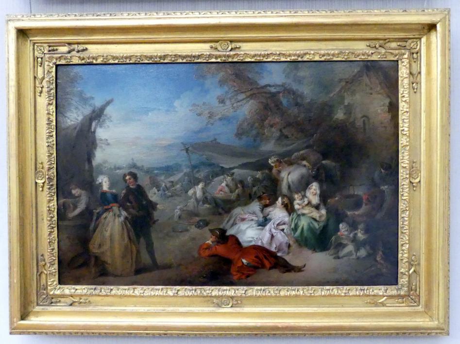 Jean-Baptiste Pater (1730–1736), Die Truppenrast (Frieden), Berlin, Gemäldegalerie ("Berliner Wunder"), Kabinett 21, Undatiert