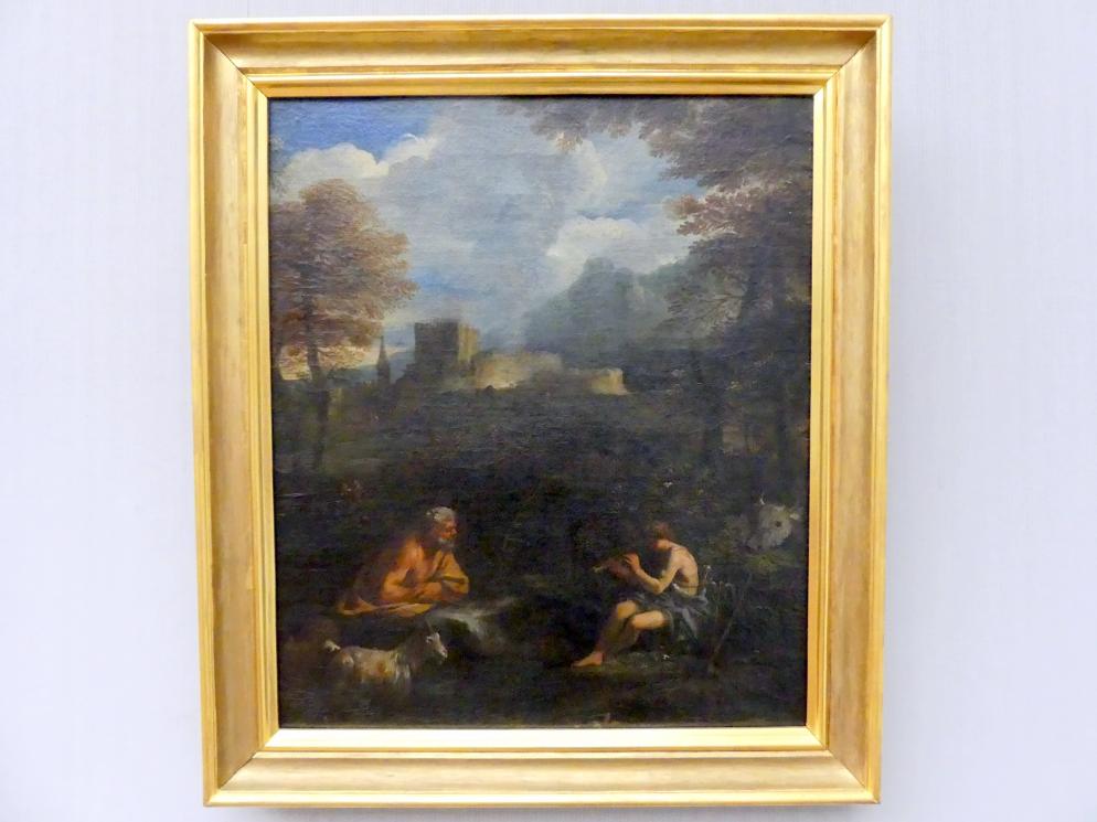 Pier Francesco Mola (1632&ndash;1660), Merkur und Argus, Berlin, Gemäldegalerie ("Berliner Wunder"), Kabinett 26, 1640&ndash;1650