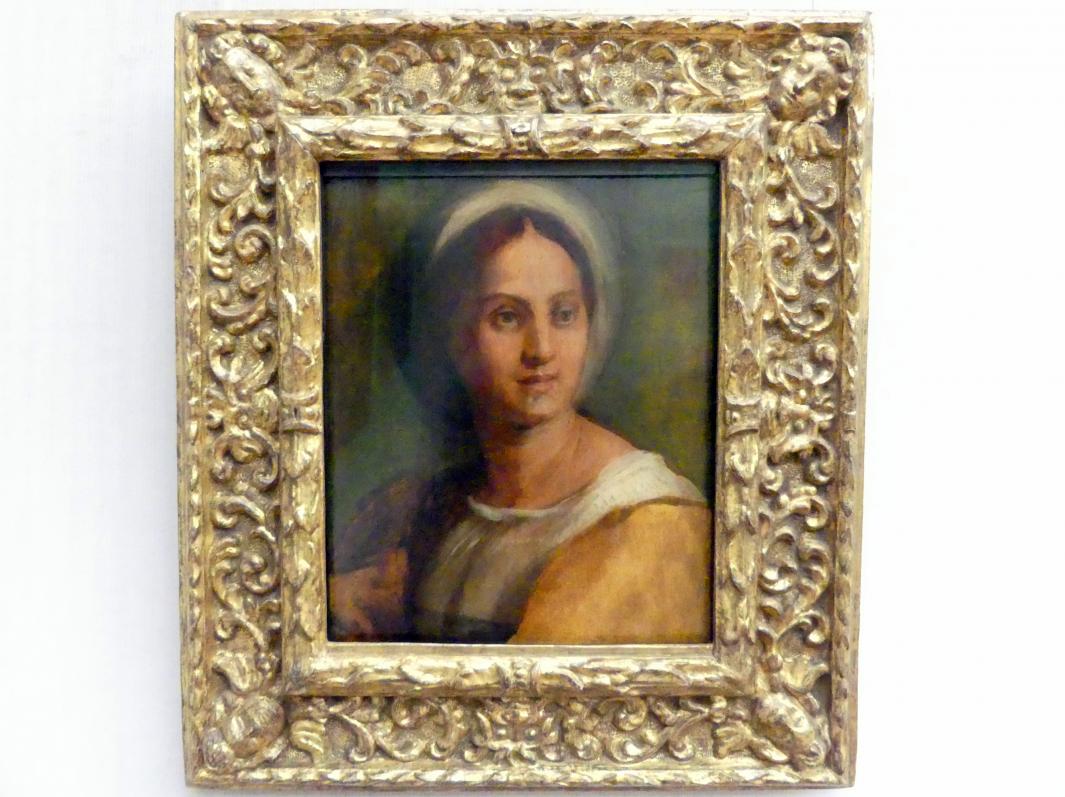 Andrea del Sarto (1512&ndash;1529), Bildnis einer jungen Frau (Lucrezia del Fede), Berlin, Gemäldegalerie ("Berliner Wunder"), Kabinett 30, Undatiert