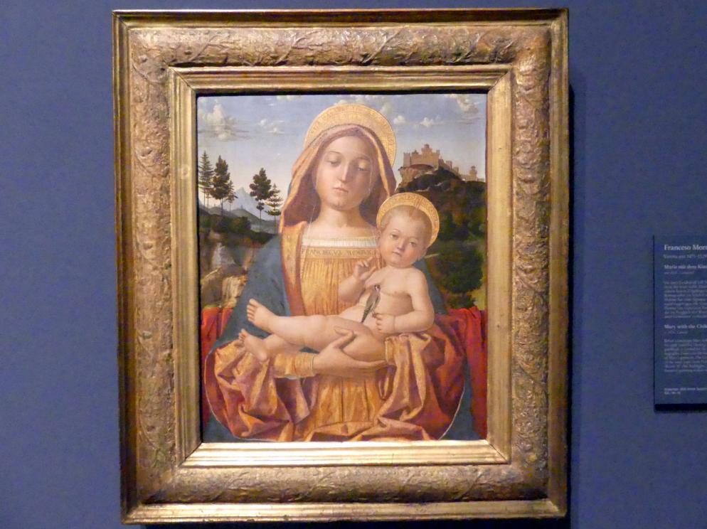 Francesco Morone (1515–1526), Maria mit dem Kind, Berlin, Gemäldegalerie ("Berliner Wunder"), Wandelhalle, um 1526