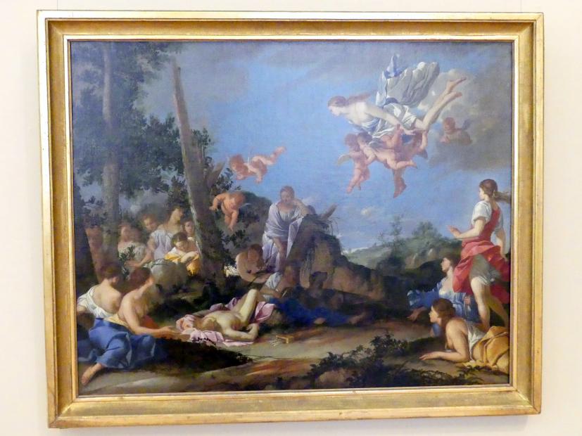 Giulio Carpioni (1659&ndash;1665), Venus und Nymphen trauern über den toten Adonis, Prag, Nationalgalerie im Palais Sternberg, 2. Obergeschoss, Saal 9, 1656&ndash;1663