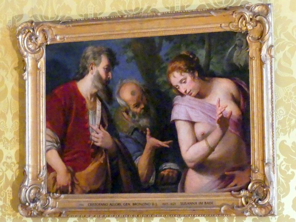 Cristofano Allori (1612), Susanna im Bade, Schleißheim, Staatsgalerie im Neuen Schloss, Schlafzimmer im Appartement der Kurfürstin, Undatiert