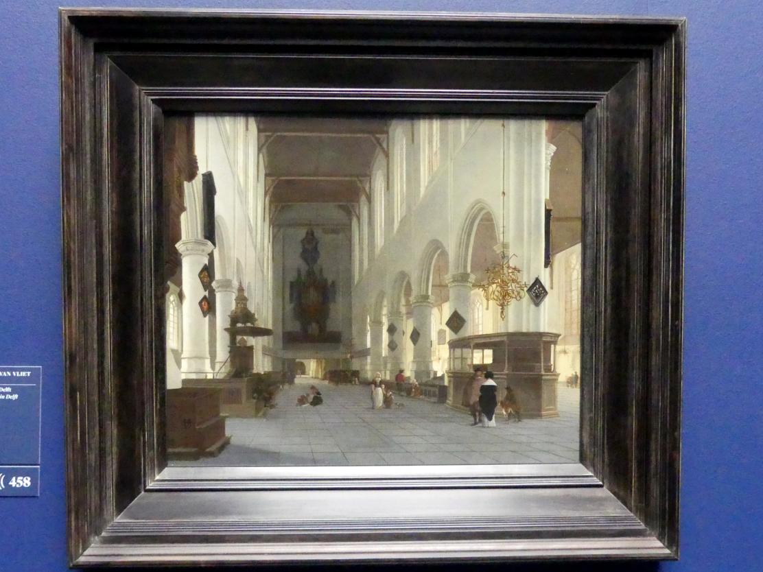 Hendrick Cornelisz. van Vliet (1655–1665), Das Innere der Oude Kerk zu Delft, Frankfurt am Main, Städel Museum, 2. Obergeschoss, Saal 7, um 1660–1663