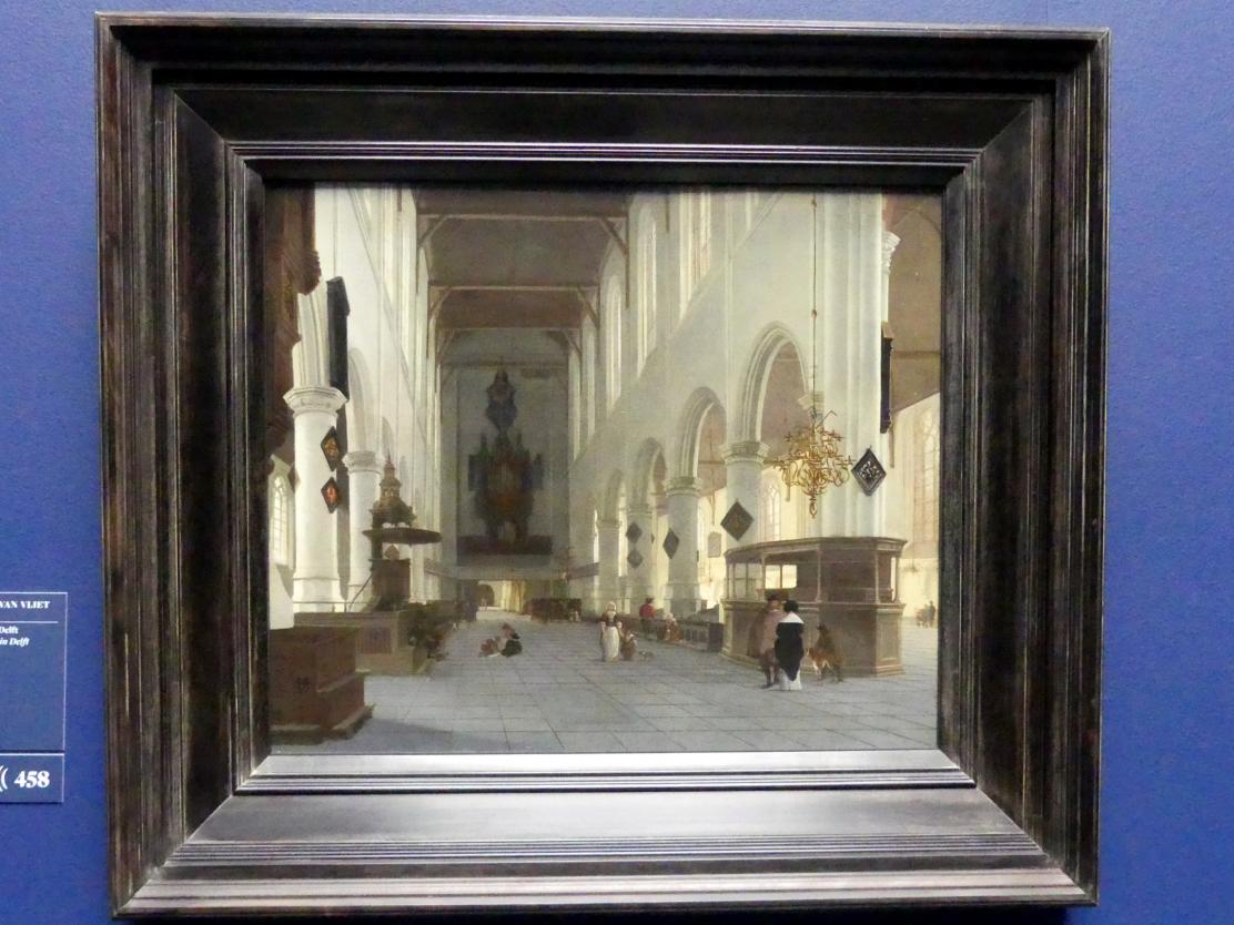 Hendrick Cornelisz. van Vliet (1655&ndash;1665), Das Innere der Oude Kerk zu Delft, Frankfurt am Main, Städel Museum, 2. Obergeschoss, Saal 7, um 1660&ndash;1663