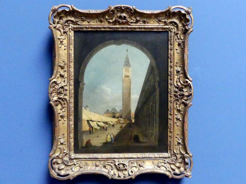 Giacomo Guardi (1795), Der Markusplatz in Venedig, Frankfurt am Main, Städel Museum, 2. Obergeschoss, Saal 14, um 1780–1810