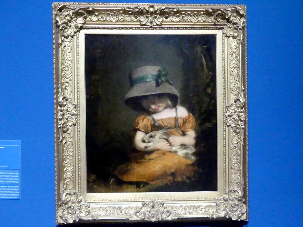 John Hoppner (1787&ndash;1810), Mädchen mit Kaninchen, Frankfurt am Main, Städel Museum, 2. Obergeschoss, Saal 16, um 1800
