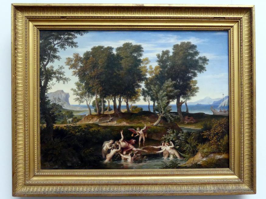 Joseph Anton Koch (1796&ndash;1835), Landschaft mit dem Raub des Hylas, Frankfurt am Main, Städel Museum, 1. Obergeschoss, Saal 1, 1832