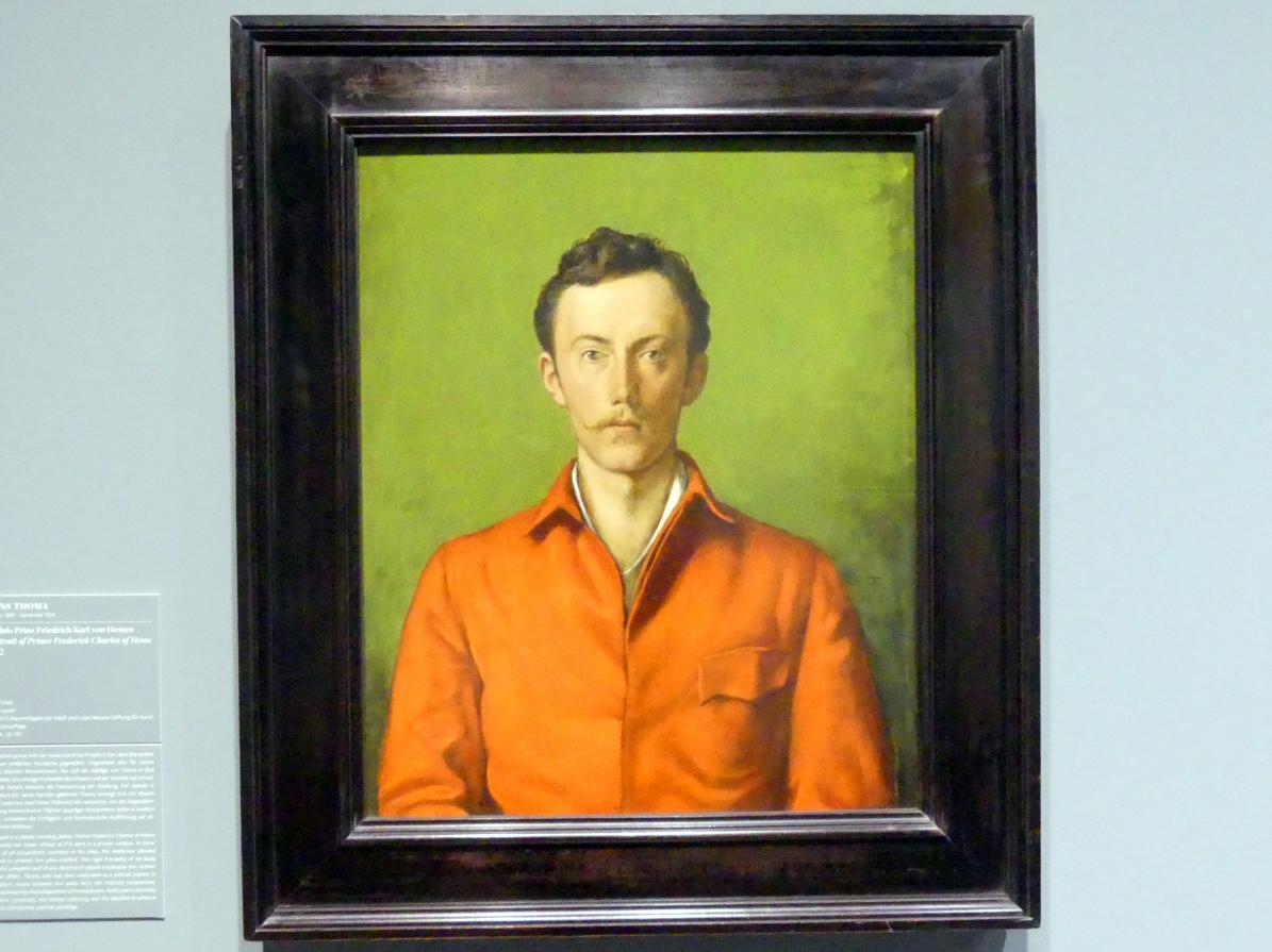 Hans Thoma (1860&ndash;1912), Bildnis Prinz Friedrich Karl von Hessen, Frankfurt am Main, Städel Museum, 1. Obergeschoss, Saal 8, 1892