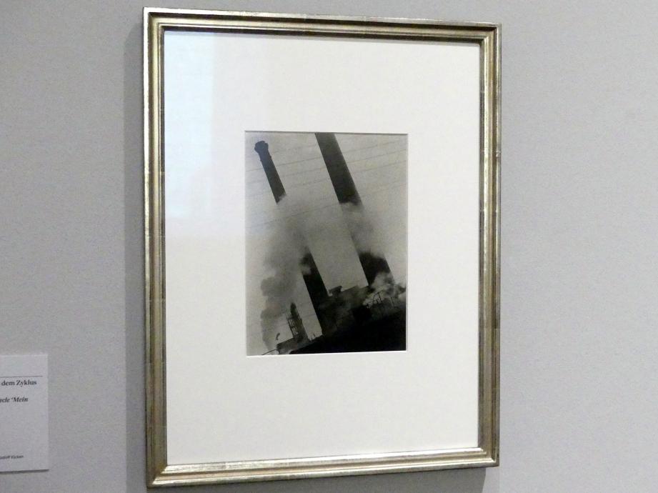 Jaromír Funke (1925&ndash;1930), Ohne Titel (Schornsteine), aus dem Zyklus "Mein Kolín", Frankfurt am Main, Städel Museum, 1. Obergeschoss, Saal 10, 1930