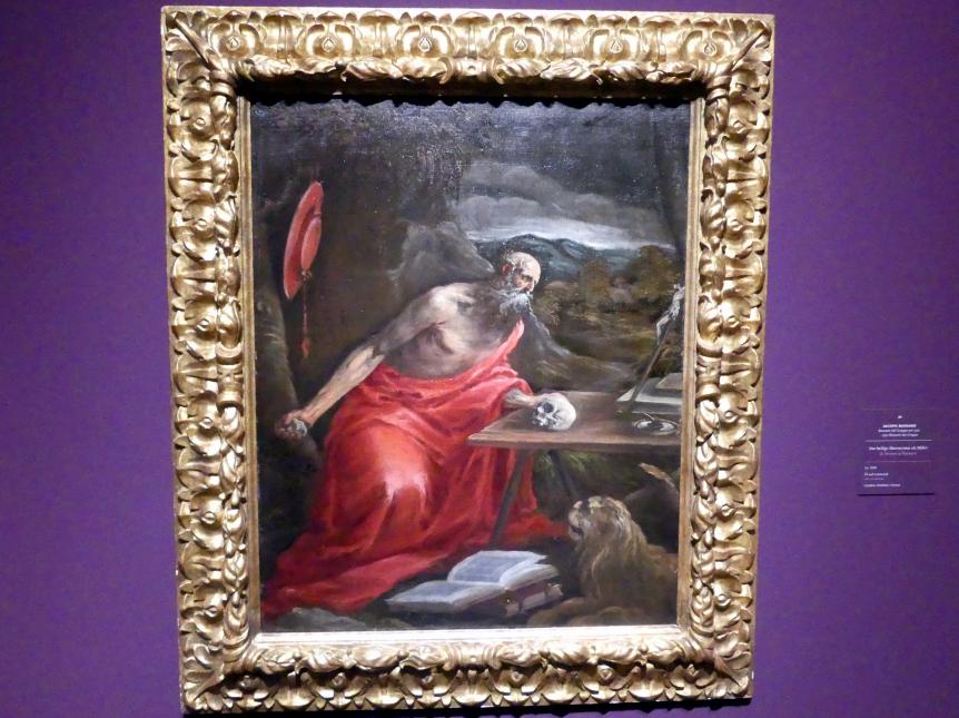 Jacopo Bassano (da Ponte) (1539–1590), Der heilige Hieronymus als Büßer, Frankfurt, Städel, Ausstellung "Tizian und die Renaissance in Venedig" vom 13.02. - 26.05.2019, Teil 1, Raum 3, um 1590