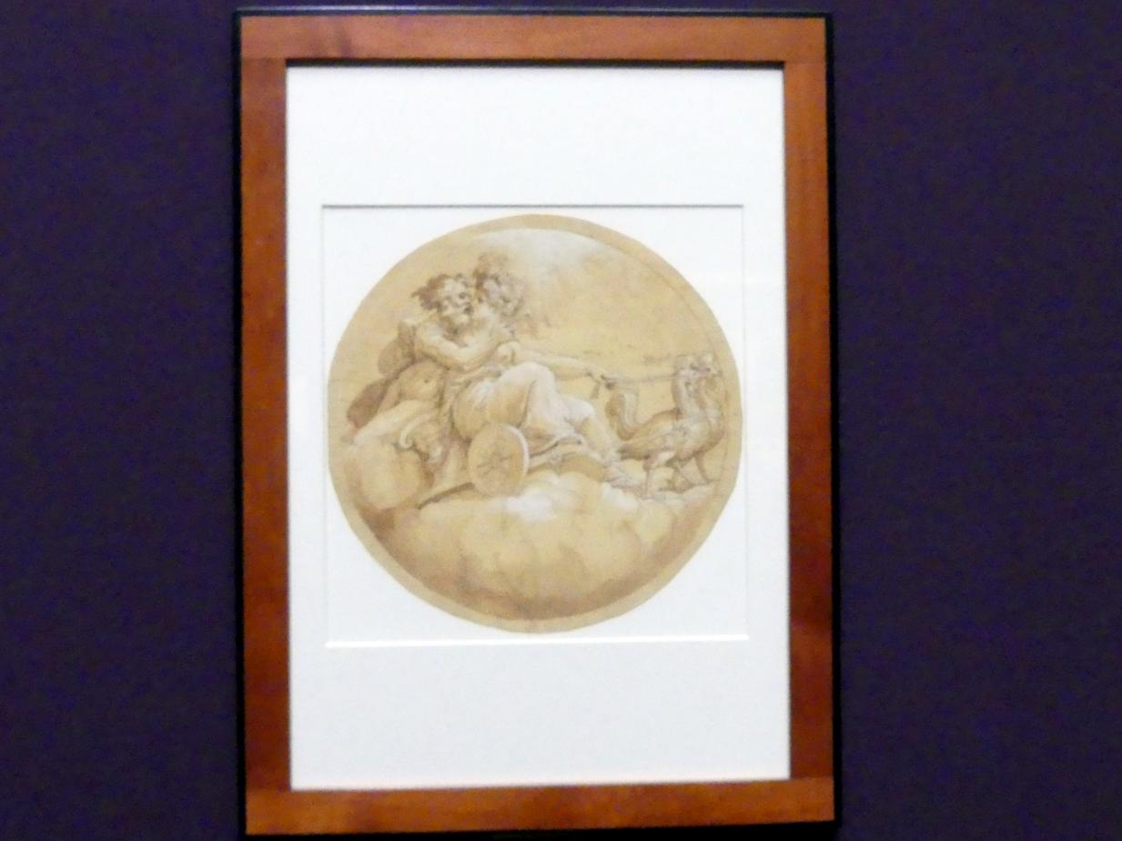 Giorgio Vasari (1540&ndash;1568), Studie für Aurora, Frankfurt, Städel, Ausstellung "Tizian und die Renaissance in Venedig" vom 13.02. - 26.05.2019, Teil 2, Raum 3, 1541&ndash;1542