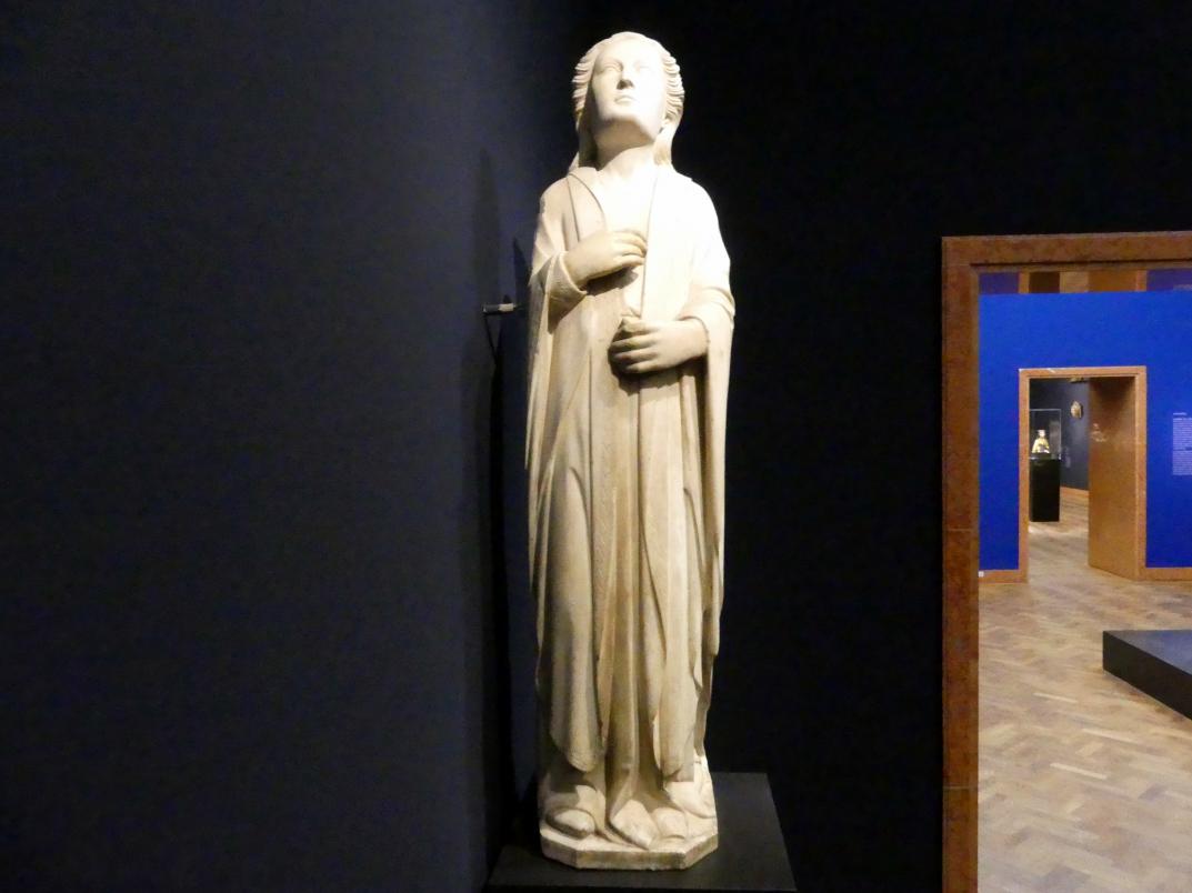 Piero di Giovanni Tedesco (1393), Verehrender Engel, Florenz, Dom Santa Maria del Fiore, jetzt Frankfurt am Main, Liebieghaus Skulpturensammlung, Mittelalter 1 - Tradition und Aufbruch, 1390–1396, Bild 1/2